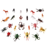 Maxbell 24 Pieces Plastic Animal Insects Scorpion Cricket Model Action Figures Kids Educational Toys