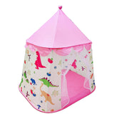 Maxbell Pink Dinosaur Themed Tent Children Playhouse For Kids Indoor Outdoor Play