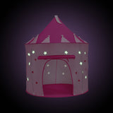 Maxbell Portable Pop Up Luminescent Princess Girl Castle Play Tent Kids/Baby Indoor & Outdoor Fun Garden Game Toy Pink