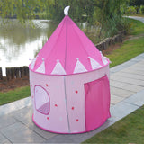 Maxbell Portable Pop Up Luminescent Princess Girl Castle Play Tent Kids/Baby Indoor & Outdoor Fun Garden Game Toy Pink