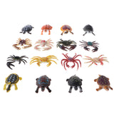 Maxbell Lots of 16 Pieces PVC Tortoise Crab Models Figures Kids Educational Toy Party Bag Fillers