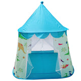 Maxbell Blue Dinosaur Themed Tent Children Playhouse For Kids Indoor Outdoor Play