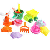 Maxbell 12 Pieces Kids Beach Sand Toys Set Sandbox Toys With Truck Sand Rake & More