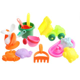 Maxbell 12 Pieces Kids Beach Sand Toys Set Sandbox Toys With Truck Sand Rake & More