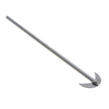 Maxbell Lab Equipment Silver 20cm Length Chemistry Learning Stirring Paddle Mixing Propeller Lab Supplies - Anchor Shape