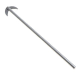 Maxbell Lab Equipment Silver 20cm Length Chemistry Learning Stirring Paddle Mixing Propeller Lab Supplies - Anchor Shape
