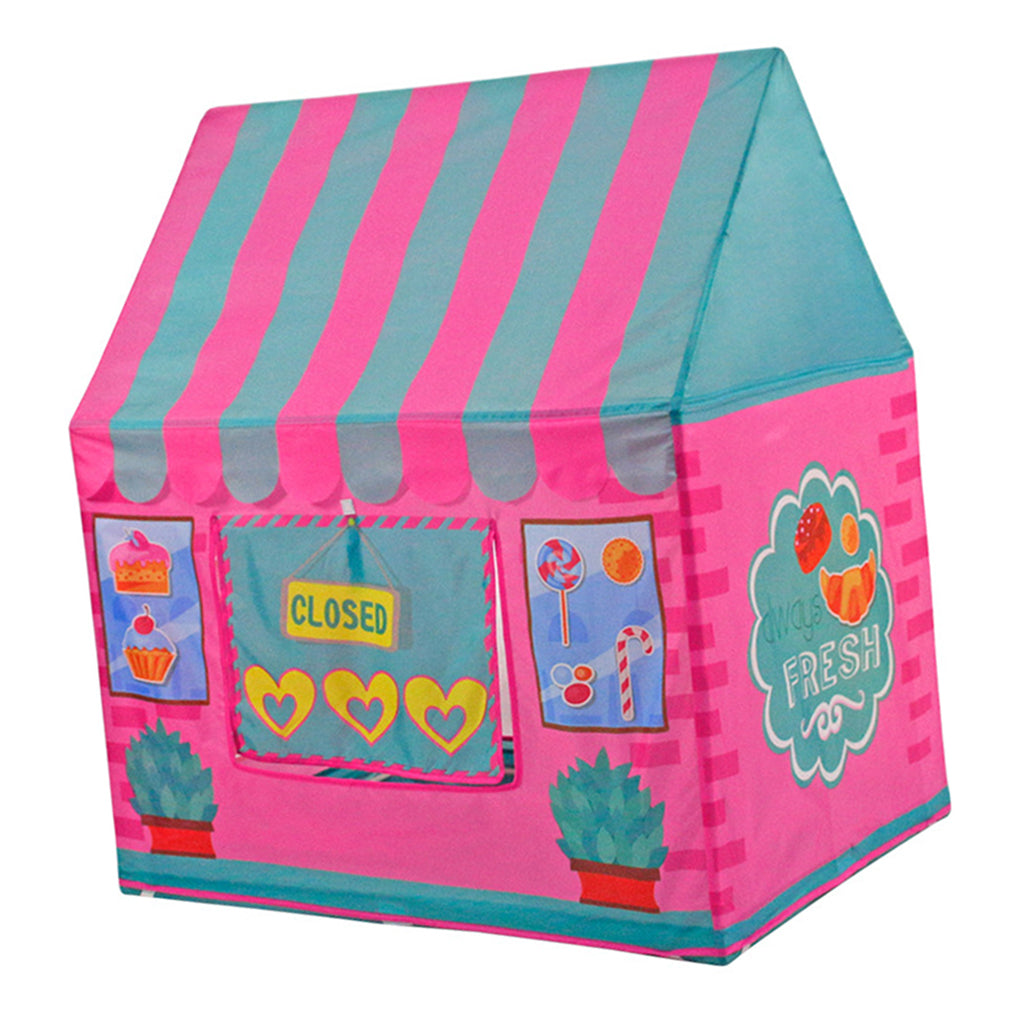 Maxbell Folding Pop Up Playhouse Dessert House Game Tent Kids/Baby Ball Pit Indoor & Outdoor Toy –Pink