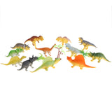 Maxbell 12Pcs Dinosaur Figures Toy Play Set, Plastic Dinosaur Toy, Party Favors, DIY Decor, Kids Pretend Toy