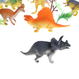 Maxbell 12Pcs Dinosaur Figures Toy Play Set, Plastic Dinosaur Toy, Party Favors, DIY Decor, Kids Pretend Toy