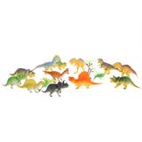 Maxbell 12Pcs Dinosaur Figures Toy Play Set, Plastic Dinosaur Toy, Party Favors, DIY Decor, Kids Pretend Toy