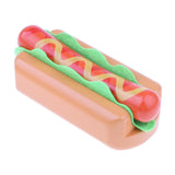 Maxbell Children Preschool Vivid Wooden Hot Dog Fast Food Kithen Play Kids Early Learning Role Play Fun