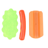 Maxbell Children Preschool Vivid Wooden Hot Dog Fast Food Kithen Play Kids Early Learning Role Play Fun