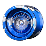 Maxbell MAGICYOYO YOYO Ball Pro k/9 Polished Alloy Yoyos Balls KK Bearing String Trick 1A, 3A, 5A kids Juggling Toy with Strings Blue