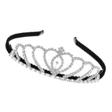 Maxbell Crystal Rhinestone Hair Crown Tiara Headband Bridal Wedding Jewelry Headwear