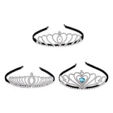 Maxbell Crystal Rhinestone Hair Crown Tiara Headband Bridal Wedding Jewelry Headwear