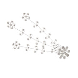 Maxbell Shiny Crystal Hair Vine Style Hair Comb Wedding Bridal Party Prom Headpiece