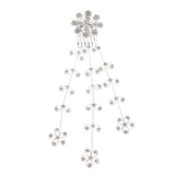 Maxbell Shiny Crystal Hair Vine Style Hair Comb Wedding Bridal Party Prom Headpiece