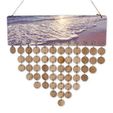Maxbell Sea Wave Calendar Birthday Planner Board Wood Reminder Hanging Plaque Gifts