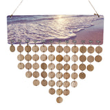 Maxbell Sea Wave Calendar Birthday Planner Board Wood Reminder Hanging Plaque Gifts
