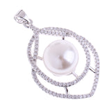 Maxbell Chic Crystal Pearl Wedding Necklace Pendant Fashion Jewelry Bridal Accessory