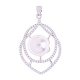 Maxbell Chic Crystal Pearl Wedding Necklace Pendant Fashion Jewelry Bridal Accessory