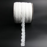 Maxbell Romantic 10 Yards Narrow White Lace Edge Trim Wedding Clothing Decor DIY Craft 3.5cm