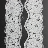 Maxbell Romantic 10 Yards Narrow White Lace Edge Trim Wedding Clothing Decor DIY Craft 3.5cm