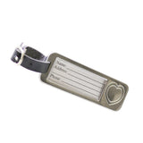 Maxbell Silver Metal Love Heart Luggage Tag Wedding Bomboniere Party Gift Favors