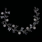 Maxbell Shiny Rhinestone Hair Vine Headband Wedding Bridal Party Prom Hair Accessory