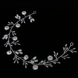 Maxbell Shiny Rhinestone Hair Vine Headband Wedding Bridal Party Prom Hair Accessory