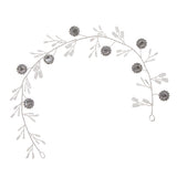 Maxbell Shiny Rhinestone Hair Vine Headband Wedding Bridal Party Prom Hair Accessory