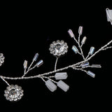 Maxbell Shiny Rhinestone Hair Vine Headband Wedding Bridal Party Prom Hair Accessory