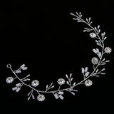 Maxbell Shiny Rhinestone Hair Vine Headband Wedding Bridal Party Prom Hair Accessory