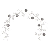 Maxbell Shiny Rhinestone Hair Vine Headband Wedding Bridal Party Prom Hair Accessory