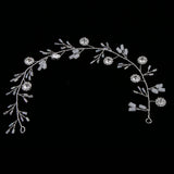 Maxbell Shiny Rhinestone Hair Vine Headband Wedding Bridal Party Prom Hair Accessory
