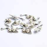 Maxbell 20pcs Tulip Flower Wedding Crystal Headpiece DIY Hair Jewelry Accessories