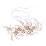 Maxbell Rhinestone Pearl Headband Wedding Bridal Tiara Hair Band Head Piece Gift