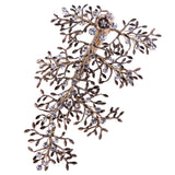 Maxbell Elegant Bridal Branch Rhinestone Crystal Hair Clips Wedding Hair Jewelry