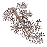 Maxbell Elegant Bridal Branch Rhinestone Crystal Hair Clips Wedding Hair Jewelry