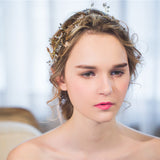 Maxbell Elegant Pearls Rhinestone Bridal Bridesmaid Headband Wedding Party Jewelry