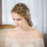 Maxbell Elegant Pearls Rhinestone Bridal Bridesmaid Headband Wedding Party Jewelry