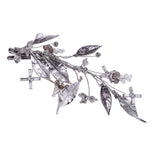 Maxbell Bridal Hair Accessories Crystal Hair Clips Wedding Party Evening Headpiece Headwear