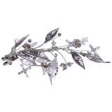 Maxbell Bridal Hair Accessories Crystal Hair Clips Wedding Party Evening Headpiece Headwear