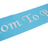 Maxbell Mommy to Be Footprints Sash Baby Shower Party Favors Future Mom Accessory