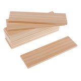 Maxbell 10 Pack pine wood Sheets 6" (150mm) Long x 1.5" (40mm) Wide - 0.24"(6mm) Thickness For DIY model building, architectural prototyping, general hobby & craft, restoration and small repairs