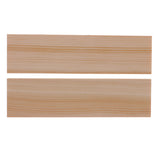 Maxbell 10 Pack pine wood Sheets 6" (150mm) Long x 1.5" (40mm) Wide - 0.24"(6mm) Thickness For DIY model building, architectural prototyping, general hobby & craft, restoration and small repairs