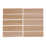 Maxbell 10 Pack pine wood Sheets 6" (150mm) Long x 1.5" (40mm) Wide - 0.24"(6mm) Thickness For DIY model building, architectural prototyping, general hobby & craft, restoration and small repairs
