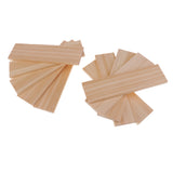 Maxbell 10 Pack pine wood Sheets 6" (150mm) Long x 1.5" (40mm) Wide - 0.24"(6mm) Thickness For DIY model building, architectural prototyping, general hobby & craft, restoration and small repairs