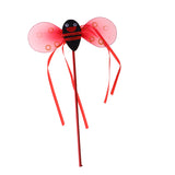 Maxbell Pack of 4/Set Cute Ladybird Kids Fairy Wand Wing Headband Skirt Party Fancy Dress