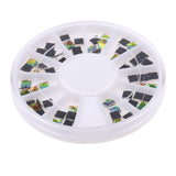 Maxbell 3D Nail Art Tip Rhinestone Decoation Shiny Your Nail Glitter Multidimensional Iridescence AB Color Bright Manicure Tips Tools Multi Use for Phone Case/Shoes/Bag/Scrapbook/Card